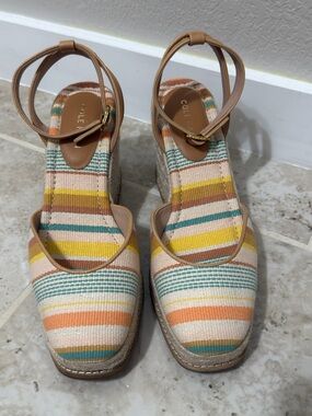 Cole Haan Women's Cloudfeel Kyra Espadrille Wedges (Size 8.5 B).